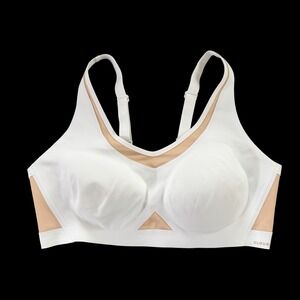Honey Love Womens CrossFlex Activity Bra Size L Supportive Full Coverage Stretch
